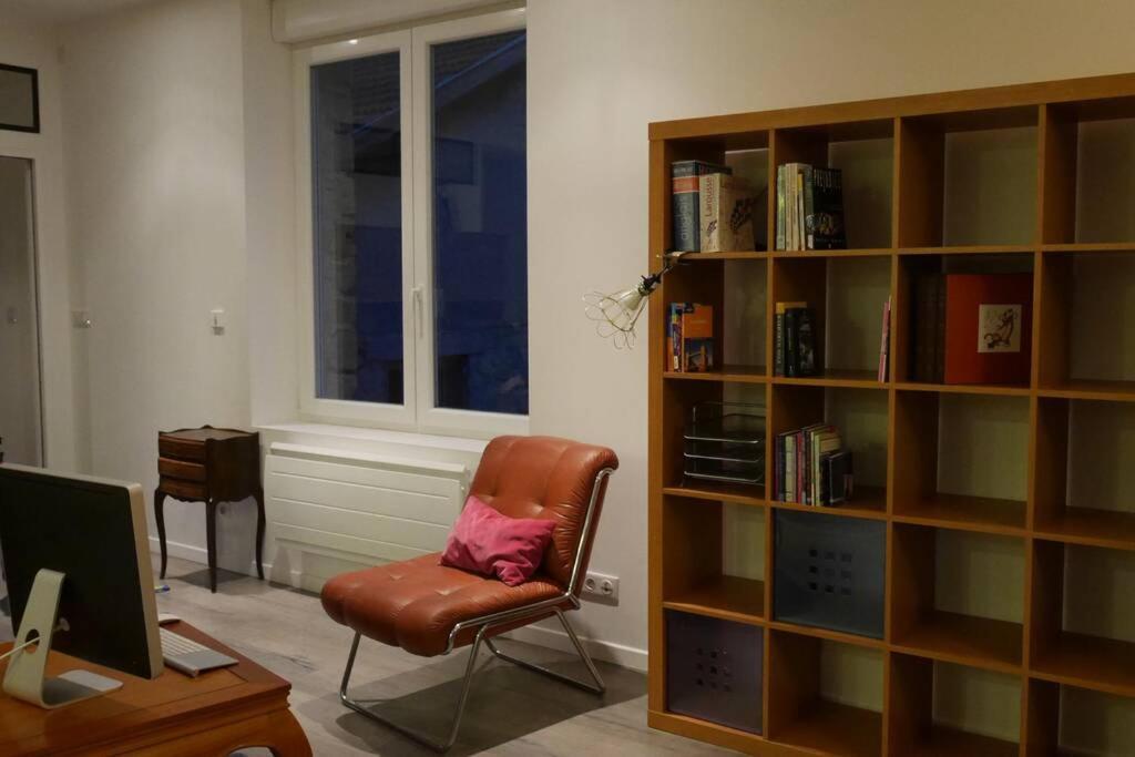 Superbe Loft 100M2 Proche Cathedrale Avec Parking Apartment Reims Exterior foto