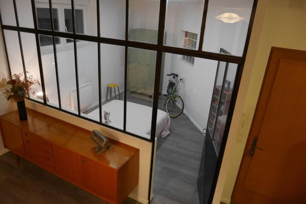 Superbe Loft 100M2 Proche Cathedrale Avec Parking Apartment Reims Exterior foto