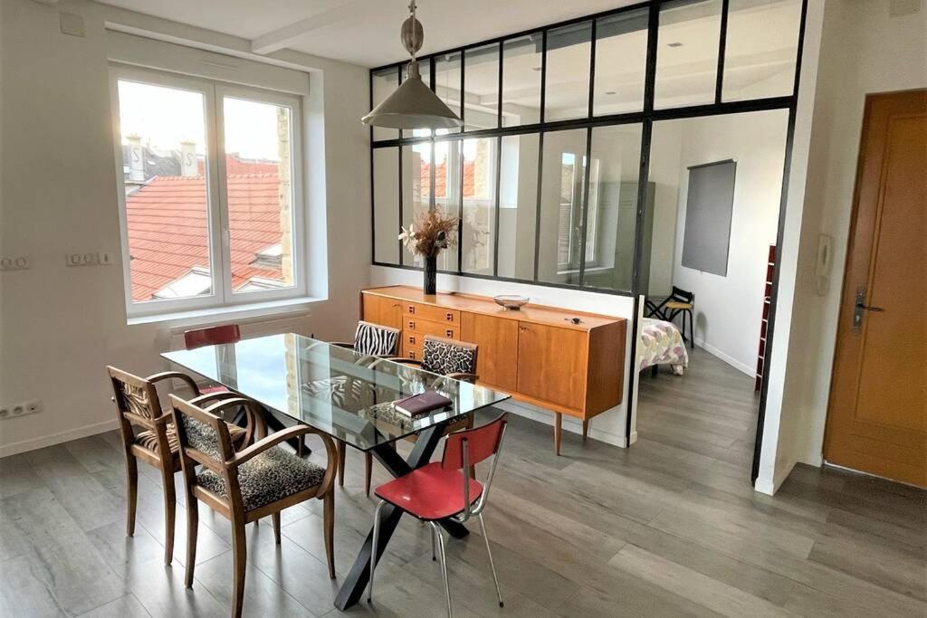 Superbe Loft 100M2 Proche Cathedrale Avec Parking Apartment Reims Exterior foto