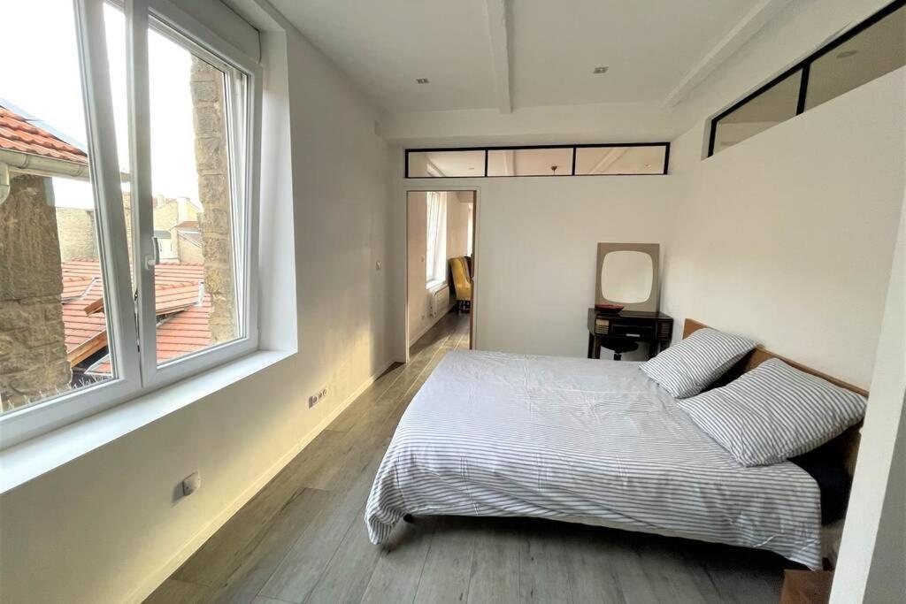 Superbe Loft 100M2 Proche Cathedrale Avec Parking Apartment Reims Exterior foto